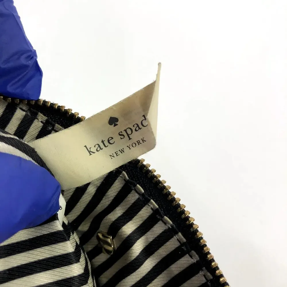 Kate Spade Black Pebbled Leather Wristlet / Clutch #Q331 PLS READ HRJ